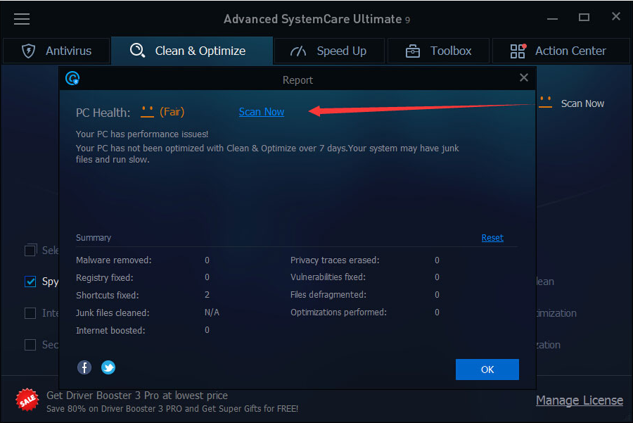 Advanced SystemCare Ultimate 9