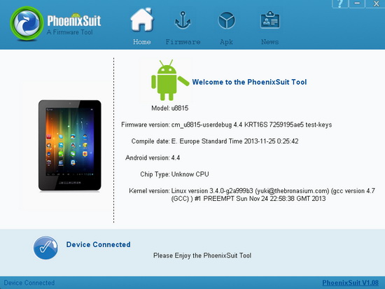 Download PhoenixSuit For All Versions Free
