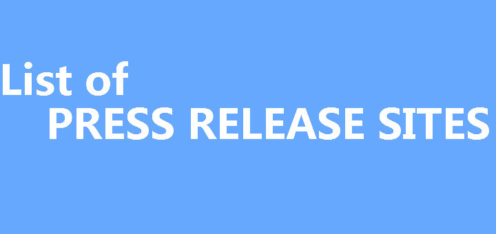 Download Press Release Submission Sites List 2016 Free