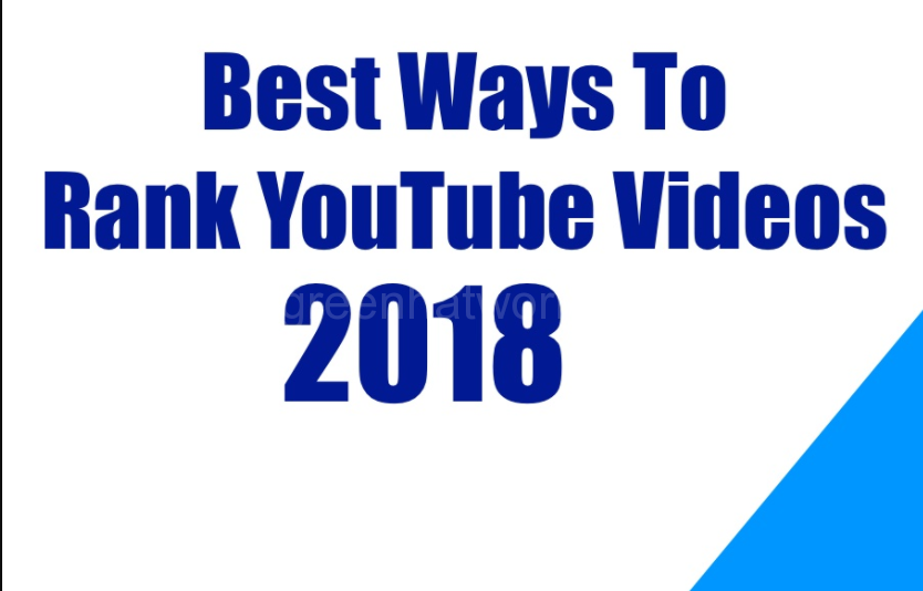 How to Rank YouTube Videos 2018