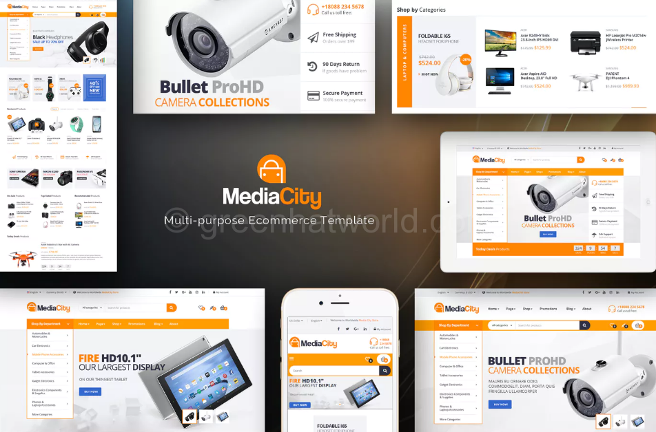 Download Technology Responsive Magento Theme Free